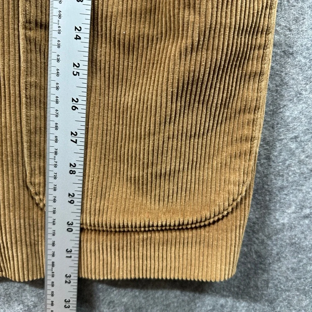 Vtg Abercrombie & Fitch Corduroy Blazer Mens L Brown 3-Button Sport Coat Jacket
